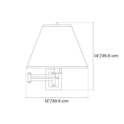 Ozona Metal Swing Arm Wall Lamp Ozona Metal Swing Arm Wall Lamp