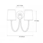Ozera 2 Light Sconce