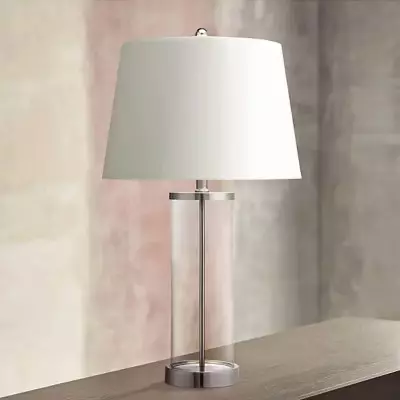 Nairn Clear Fillable Glass Lamp