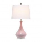 Silvain Tear Drop Shaped Glossy Ceramic Table Lamp