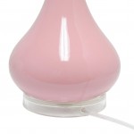 Silvain Tear Drop Shaped Glossy Ceramic Table Lamp