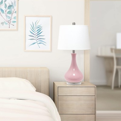 Silvain Tear Drop Shaped Glossy Ceramic Table Lamp