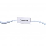 Urien Mini Egg Oval Off White Ceramic Table Desk Lamp