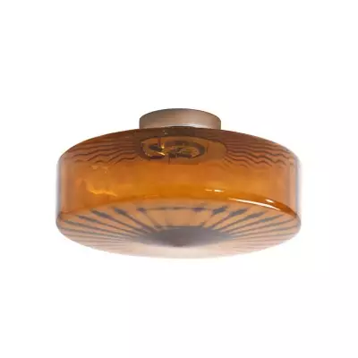 Xanthe French Vintage Round Glass Ceiling Light Xanthe French Vintage Round Glass Ceiling Light