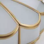 Eldor Gold Flower Shape Glass Recessed Ceiling Light Eldor Gold Flower Shape Glass Recessed Ceiling Light