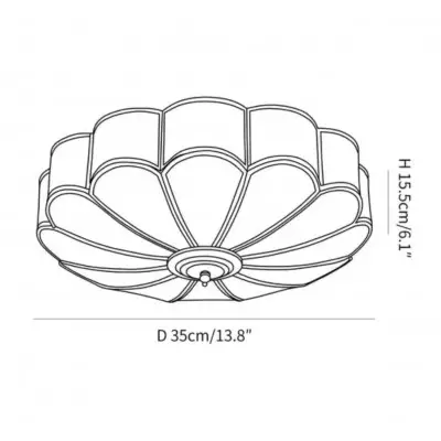 Eldor Gold Flower Shape Glass Recessed Ceiling Light Eldor Gold Flower Shape Glass Recessed Ceiling Light