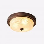 Ceara Rustic Vintage Round Glass Ceiling Light Ceara Rustic Vintage Round Glass Ceiling Light