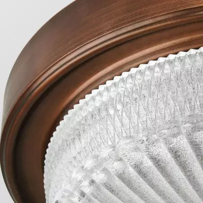 Ceara Rustic Vintage Round Glass Ceiling Light Ceara Rustic Vintage Round Glass Ceiling Light