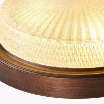 Ceara Rustic Vintage Round Glass Ceiling Light Ceara Rustic Vintage Round Glass Ceiling Light