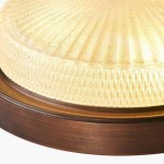 Ceara Rustic Vintage Round Glass Ceiling Light Ceara Rustic Vintage Round Glass Ceiling Light