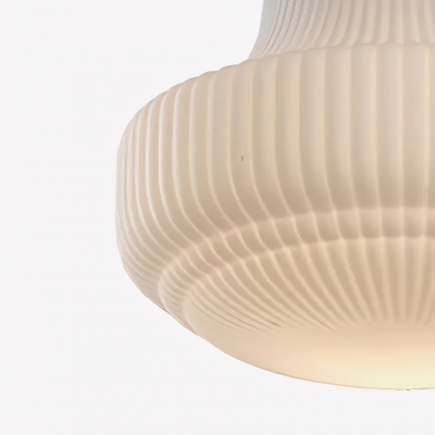 Iveria Striped Milk Glass Schoolhouse Flush Mount Ceiling Light Iveria Striped Milk Glass Schoolhouse Flush Mount Ceiling Light
