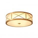 Kaeldr Brass Geometry Glass Drum Ceiling Light Kaeldr Brass Geometry Glass Drum Ceiling Light
