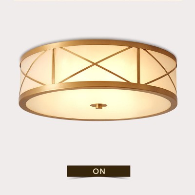 Kaeldr Brass Geometry Glass Drum Ceiling Light Kaeldr Brass Geometry Glass Drum Ceiling Light