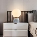 Marble table lamp