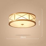 Kaeldr Brass Geometry Glass Drum Ceiling Light Kaeldr Brass Geometry Glass Drum Ceiling Light