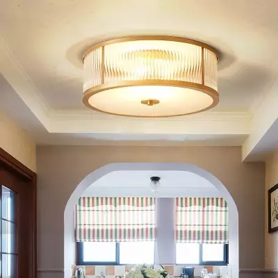 Lavra Brass Round Frosted Glass Ceiling Light Lavra Brass Round Frosted Glass Ceiling Light