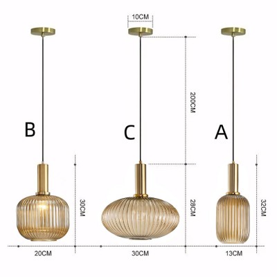 Zarek Lantern Shape Vertical Striped Stained Glass Pendant Light Zarek Lantern Shape Vertical Striped Stained Glass Pendant Light
