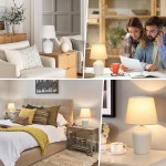 Odran White Ceramic Studded Texture Base Ginger Jar Lamps Odran White Ceramic Studded Texture Base Ginger Jar Lamps