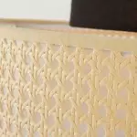 Nivara Rattan Linen Double Drum Pendant Light