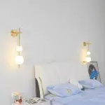 Paeon Vertical Glass Globe Wall Sconce