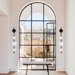 Paeon Vertical Glass Globe Wall Sconce