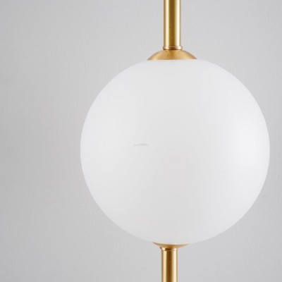 Paeon Vertical Glass Globe Wall Sconce Paeon Vertical Glass Globe Wall Sconce