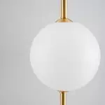 Paeon Vertical Glass Globe Wall Sconce