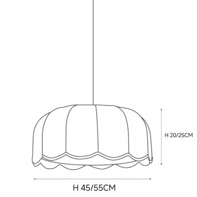 Quill Large Boho Fabric Flower Pendant Light Quill Large Boho Fabric Flower Pendant Light