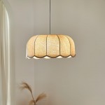 Quill Large Boho Fabric Flower Pendant Light Quill Large Boho Fabric Flower Pendant Light