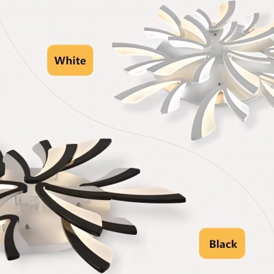 Sariel Led Dimmable Acrylic V Shape Ceiling Light Sariel Led Dimmable Acrylic V Shape Ceiling Light