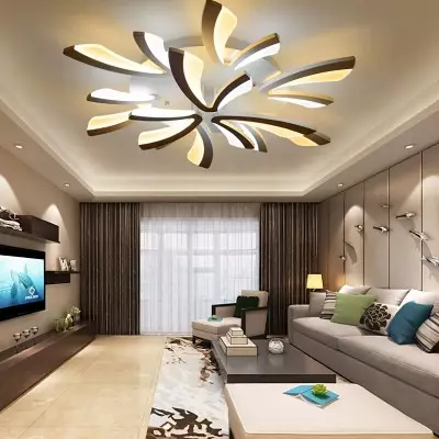Sariel Led Dimmable Acrylic V Shape Ceiling Light Sariel Led Dimmable Acrylic V Shape Ceiling Light