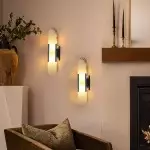 Ylva Real Alabaster Wall Sconces Ylva Real Alabaster Wall Sconces