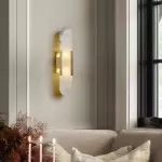 Ylva Real Alabaster Wall Sconces Ylva Real Alabaster Wall Sconces
