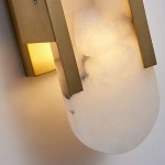 Ylva Real Alabaster Wall Sconces Ylva Real Alabaster Wall Sconces