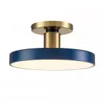 Galion Blue Crylic Round Ceiling Light