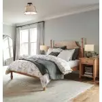 Hesperia Fabric Drum Shade Semi Flush Mount