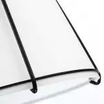 Hesperia Fabric Drum Shade Semi Flush Mount