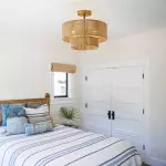 Ivon Handwoven Jute Rope Double Drum Ceiling Light