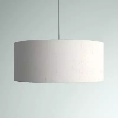 Padrig 3 Light Fabric Drum Shade Pendant Light