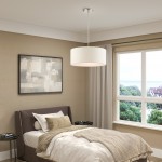 Padrig 3 Light Fabric Drum Shade Pendant Light