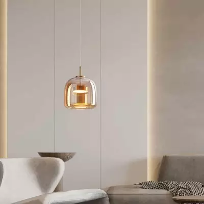 Raith Mouth Blown Glass Shade Pendant Light Raith Mouth Blown Glass Shade Pendant Light