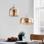 Raith Mouth Blown Glass Shade Pendant Light