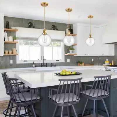 Savion Clear Glass Globe Pendant Light Savion Clear Glass Globe Pendant Light