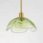 Vexen Flower Stained Glass Hanging Lamp