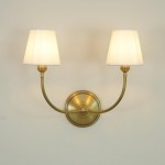 Wrynn 1/2/3 Light Fabric Shade Wall Sconce