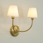 Wrynn 1/2/3 Light Fabric Shade Wall Sconce
