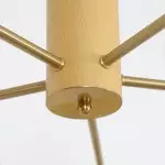 Xanthea Elliptical Persimmon Milk Glass Chandelier