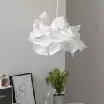 Carrow White Cloud Paper Pendant Lamp