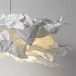 Carrow White Cloud Paper Pendant Lamp