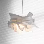 Carrow White Cloud Paper Pendant Lamp